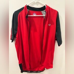 New Men’s Pearl Izumi Select XL Red/Black Short Sleeve Cycling Jersey Full